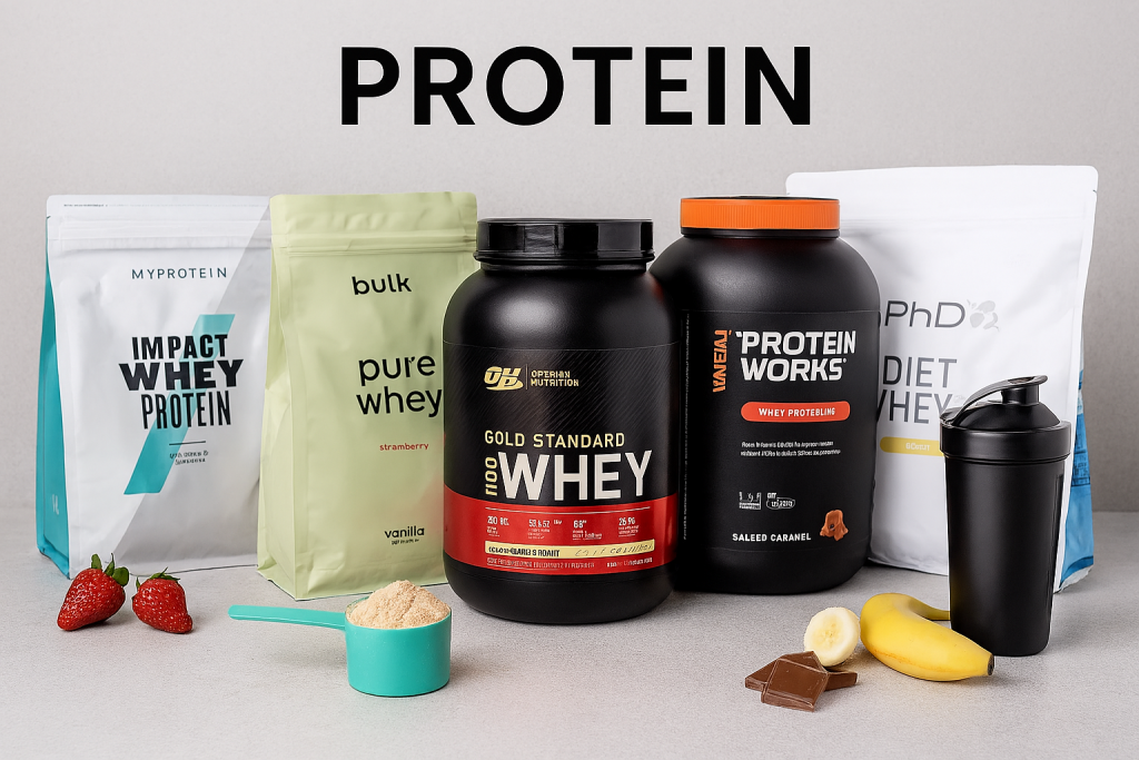 different Protein brands